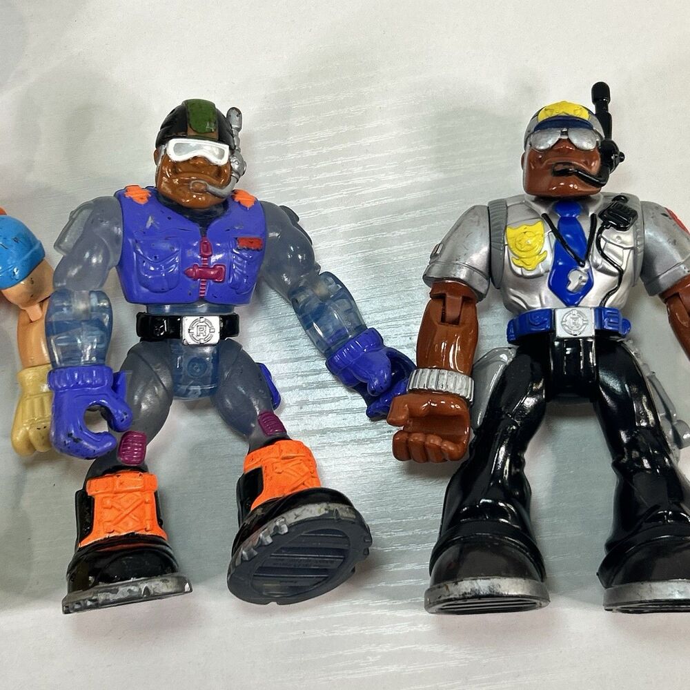 Vintage Fisher Price Rescue Heroes Lot of 6 Figures 1998/2001 - Picture 8 of 9